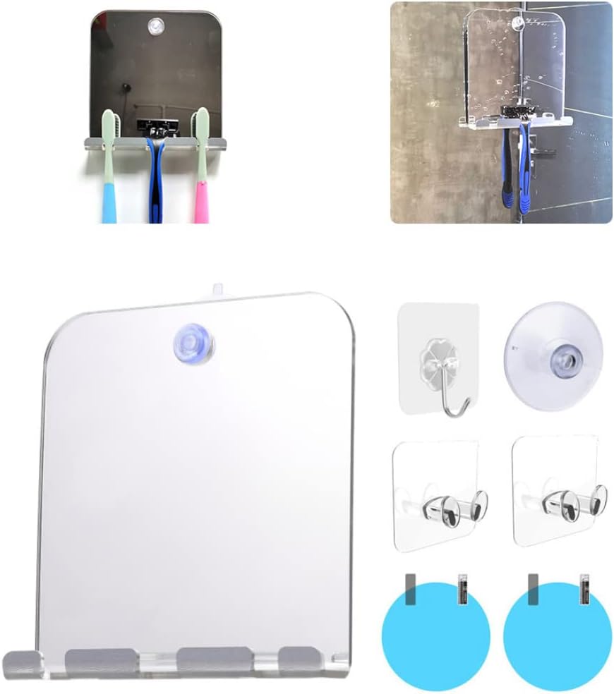 Anti-Fog Shower Mirror Shatterproof Acrylic