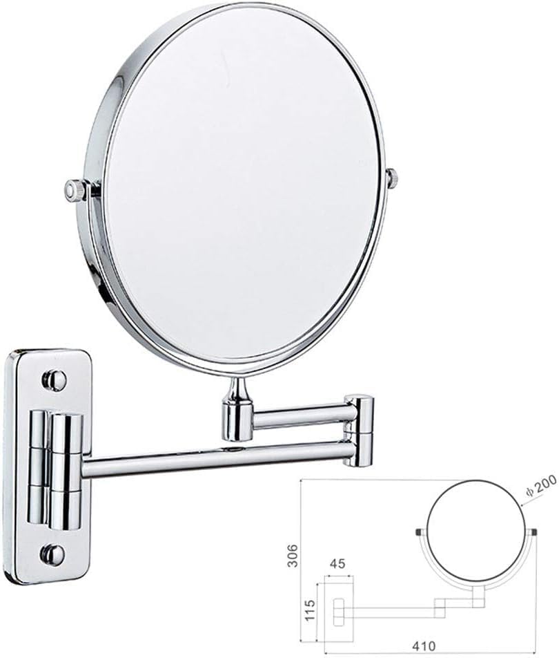 360 Degree Swivel Bathroom Mirror with 3X Magnification