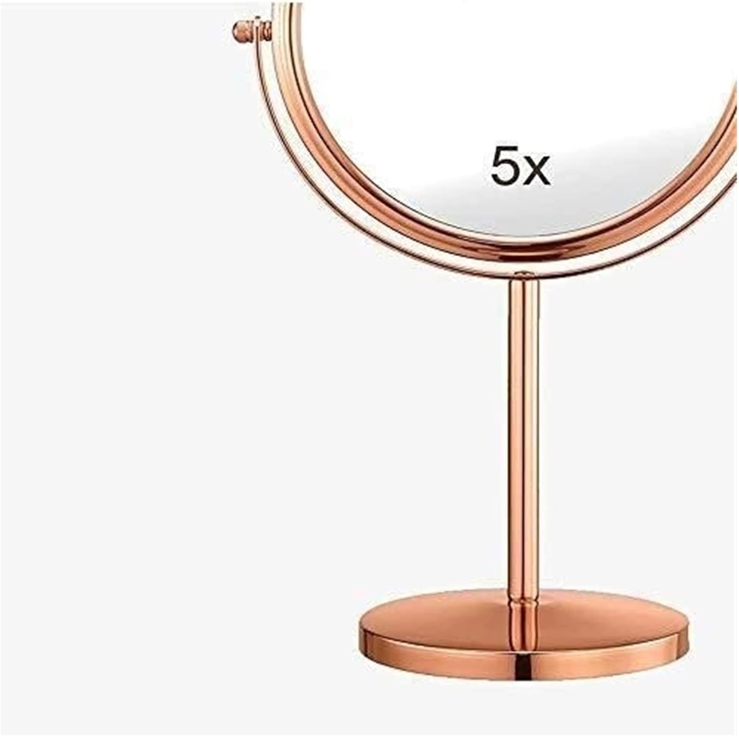 Eliveshown Wall-Mounted Vanity Mirror with HD Double Sided Rose Gold