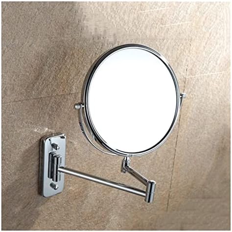 KARFRI 8-inch 10X Magnifying Wall-Mounted Vanity Mirror