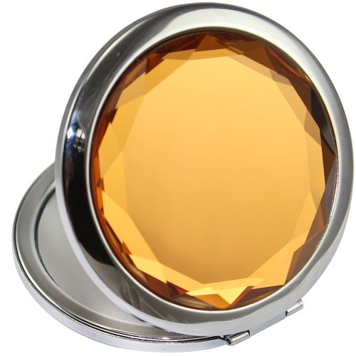 KOLIGHT Double Sides Portable Foldable Metal Makeup Mirror