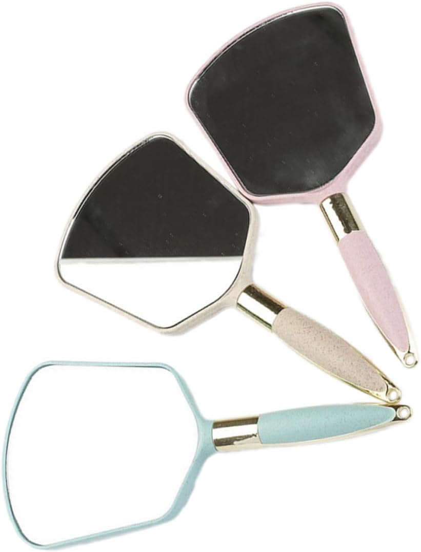 LIFKOME Handheld Makeup Mirror for Travel and Home Use