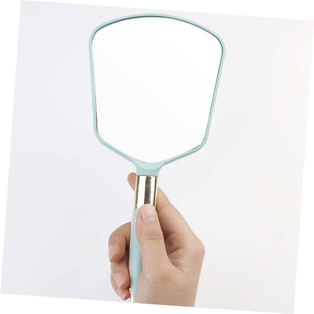 BESTYASH Handheld Vanity Mirror with Hook for Travel and Home Use