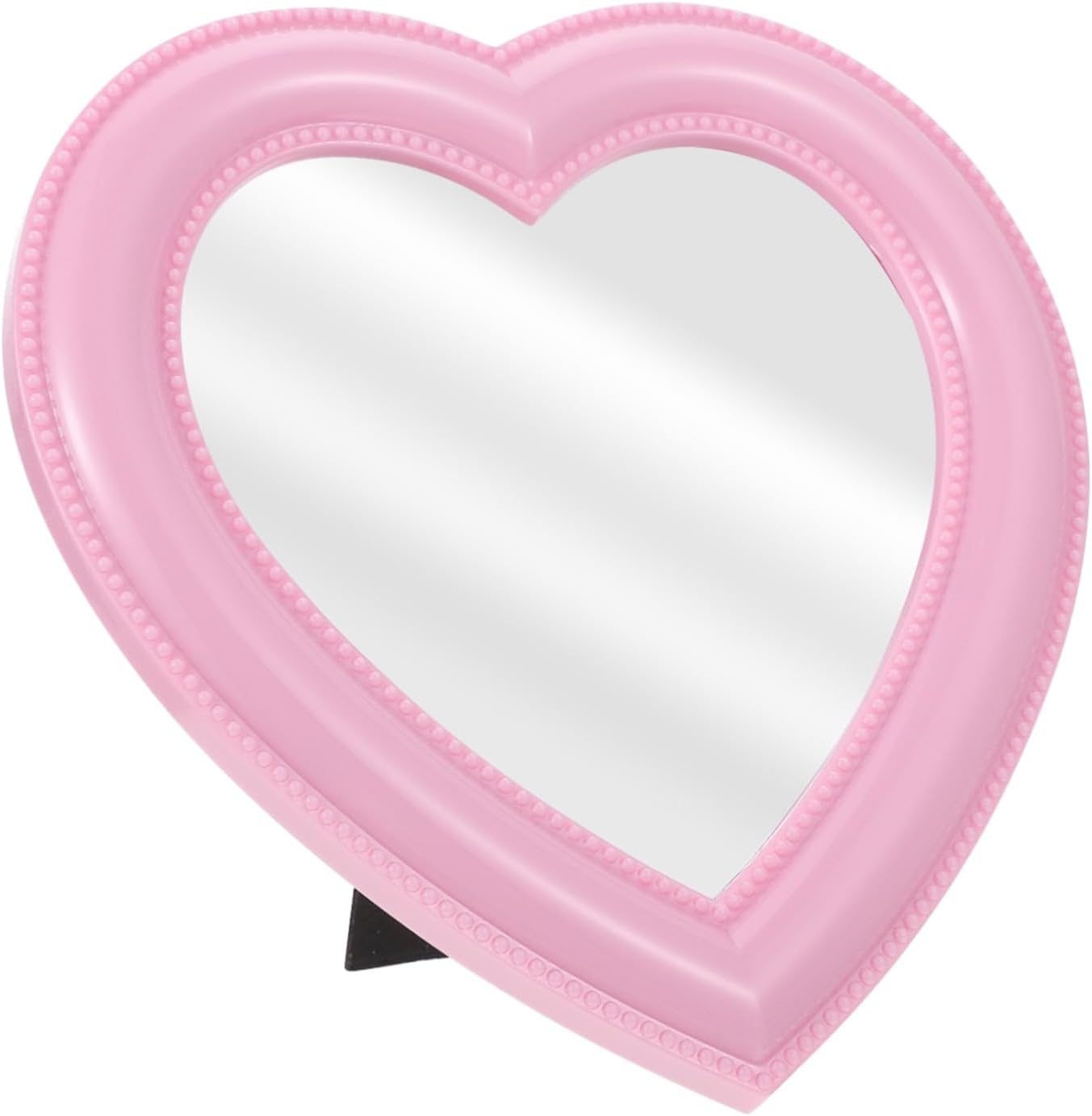 Mikinona Heart Shaped Vanity Mirror for Desk