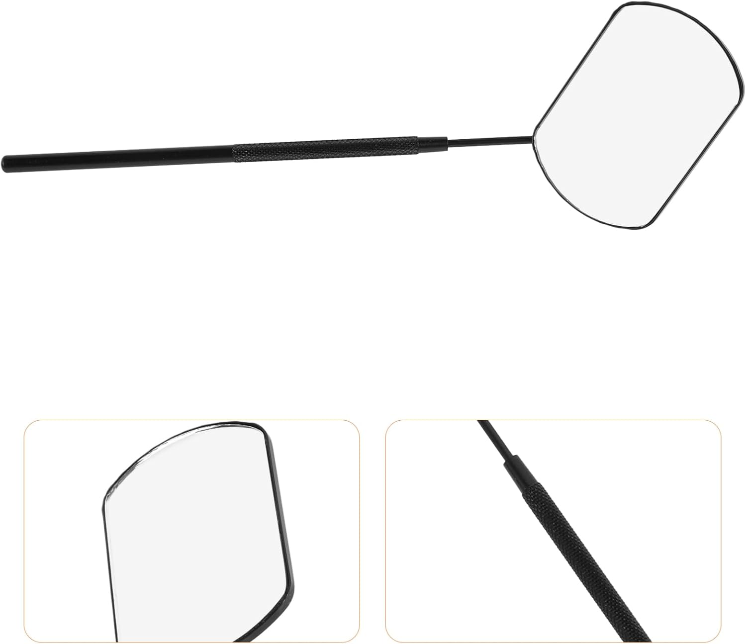 BESTYASH Stainless Steel Eyelash Mirror with Handheld Design