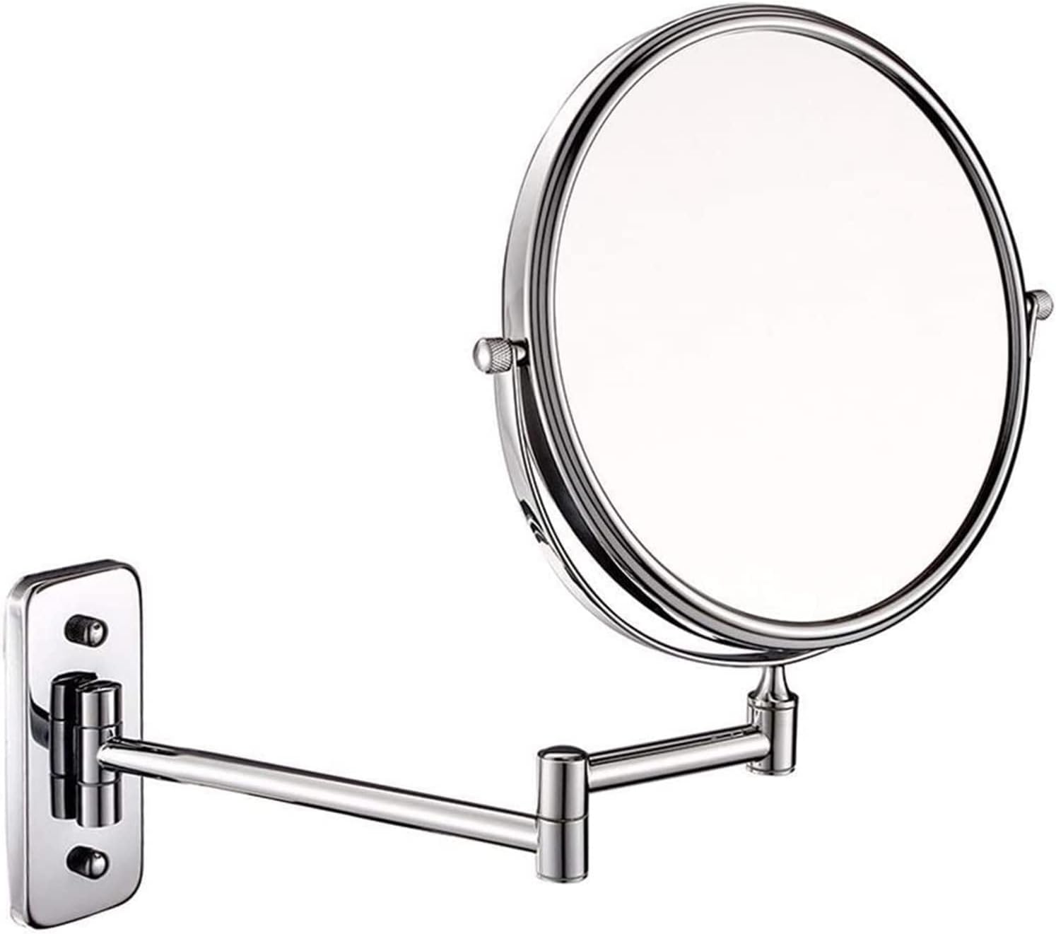 KARFRI 8-inch 10X Magnifying Wall-Mounted Vanity Mirror