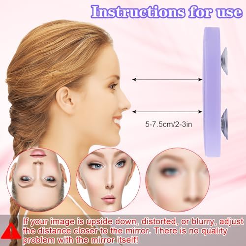 10X Makeup Magnifying Mirror with Suction Cups