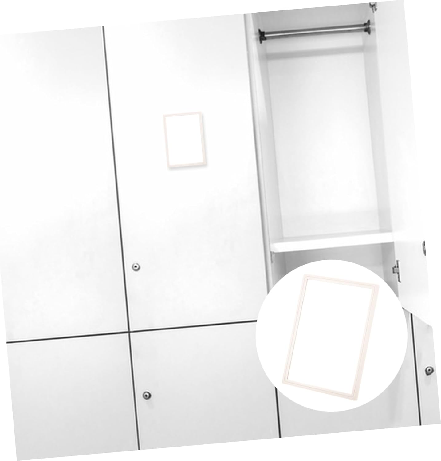 GLEAVI Magnetic Lock Mirror Small Wall Mountable Sturdy Construction