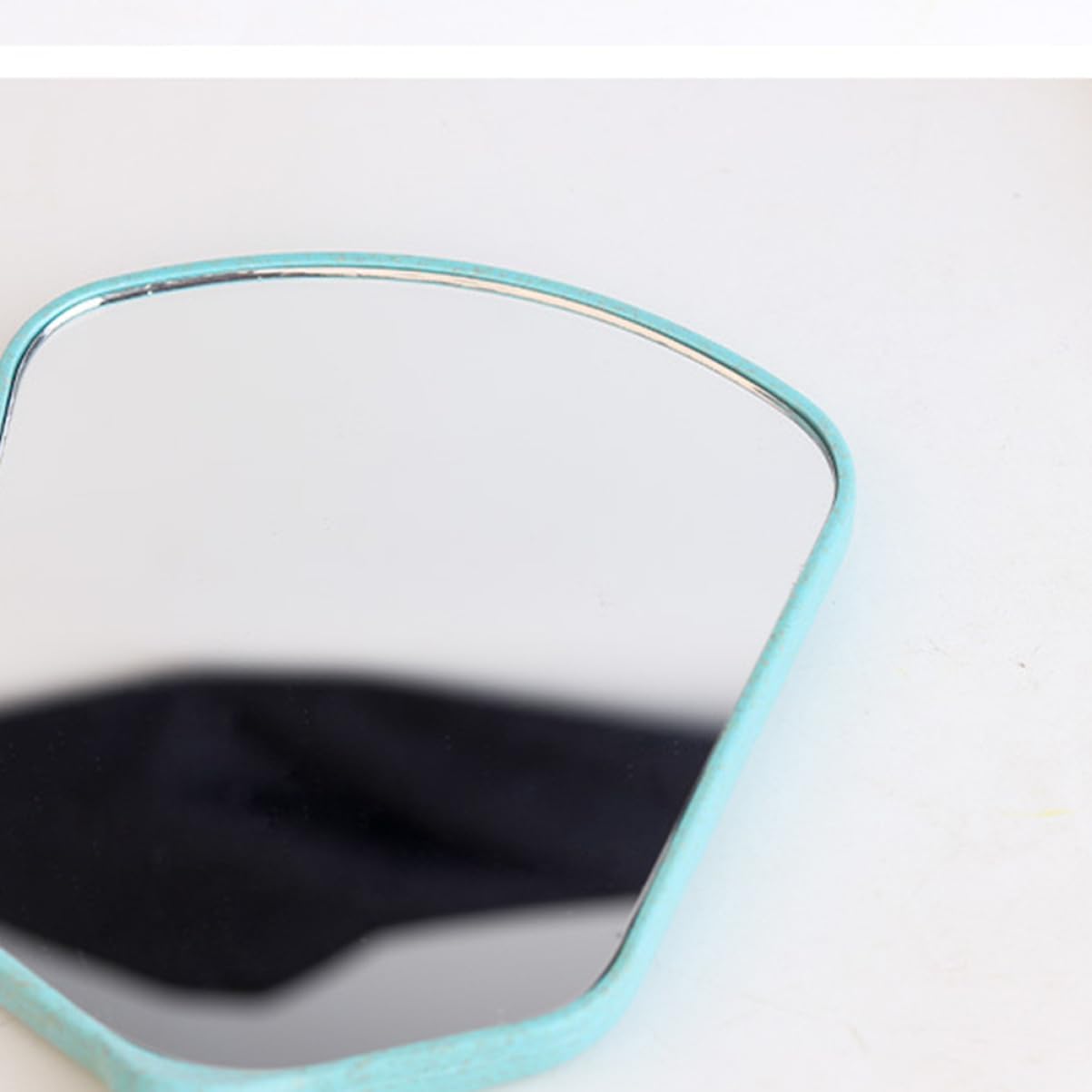 Portable Handheld Beauty Mirror with HD Surface and Wall Hanging Hole