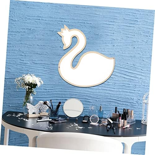 Luxury Acrylic Mirror with Swan Shape for Makeup
