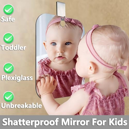 JKNEIWA 11x8 Inch Frameless Shower Mirror for Shaving and Makeup