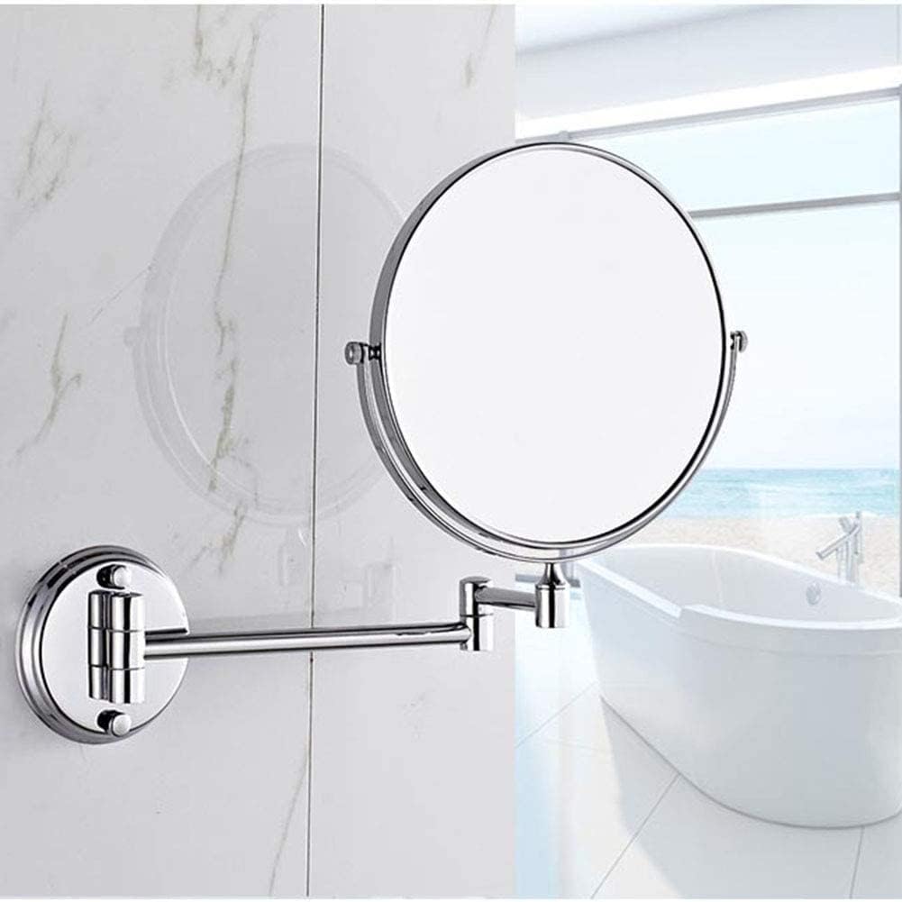 PRIMUZ Wall Mounted Makeup Mirror 360 Swivel