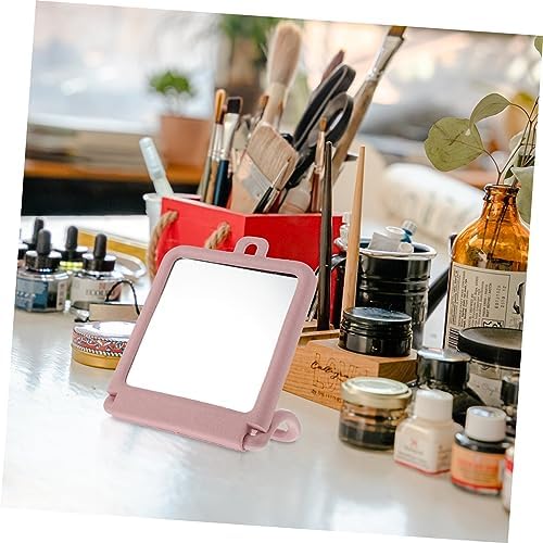 Hanging Makeup Mirror with Stand Black Vanity Wall Mounted