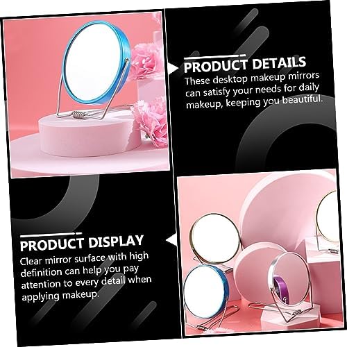 Round Double-Sided Foldable Makeup Mirror