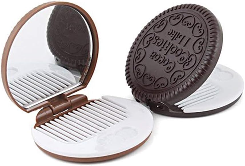 Adorable Chocolate Cookie Compact Mirror - 65CM