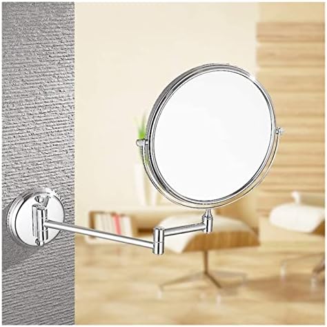 Eliveshown 8 Inch Double-Sided Folding Mirror with 5X Magnification