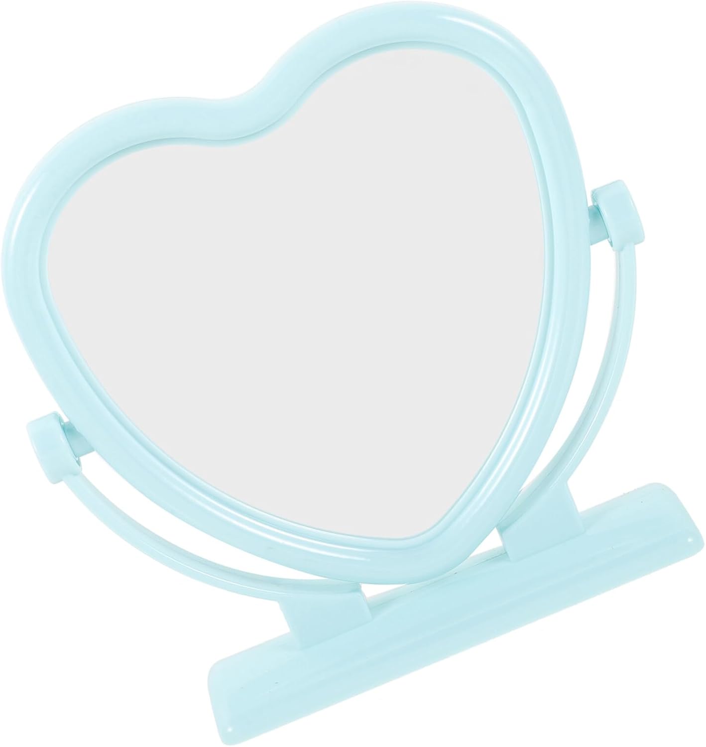 FOMIYES Double-Sided Heart Shaped Vanity Mirror