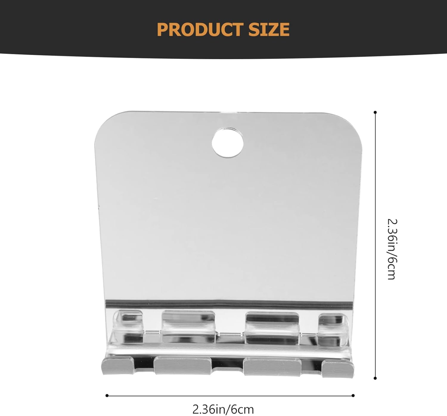 Beaupretty 1 Set Fogless Mirror Set for Shower and Travel