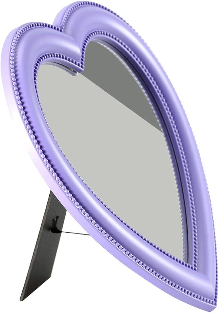 BinaryABC Heart Cosmetic Mirror Purple 1
