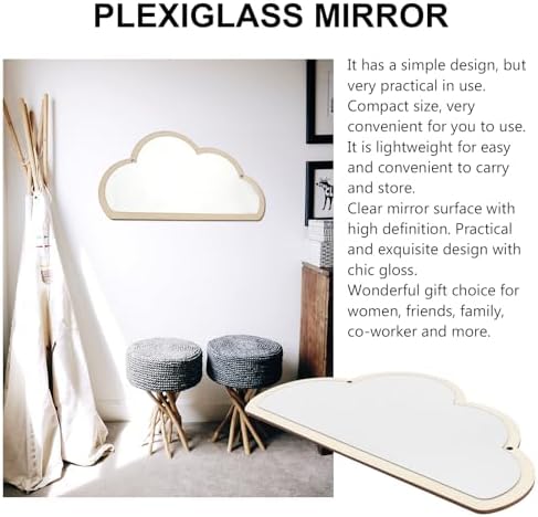 FRCOLOR 1pc Cloud Shape One-Way Mirror
