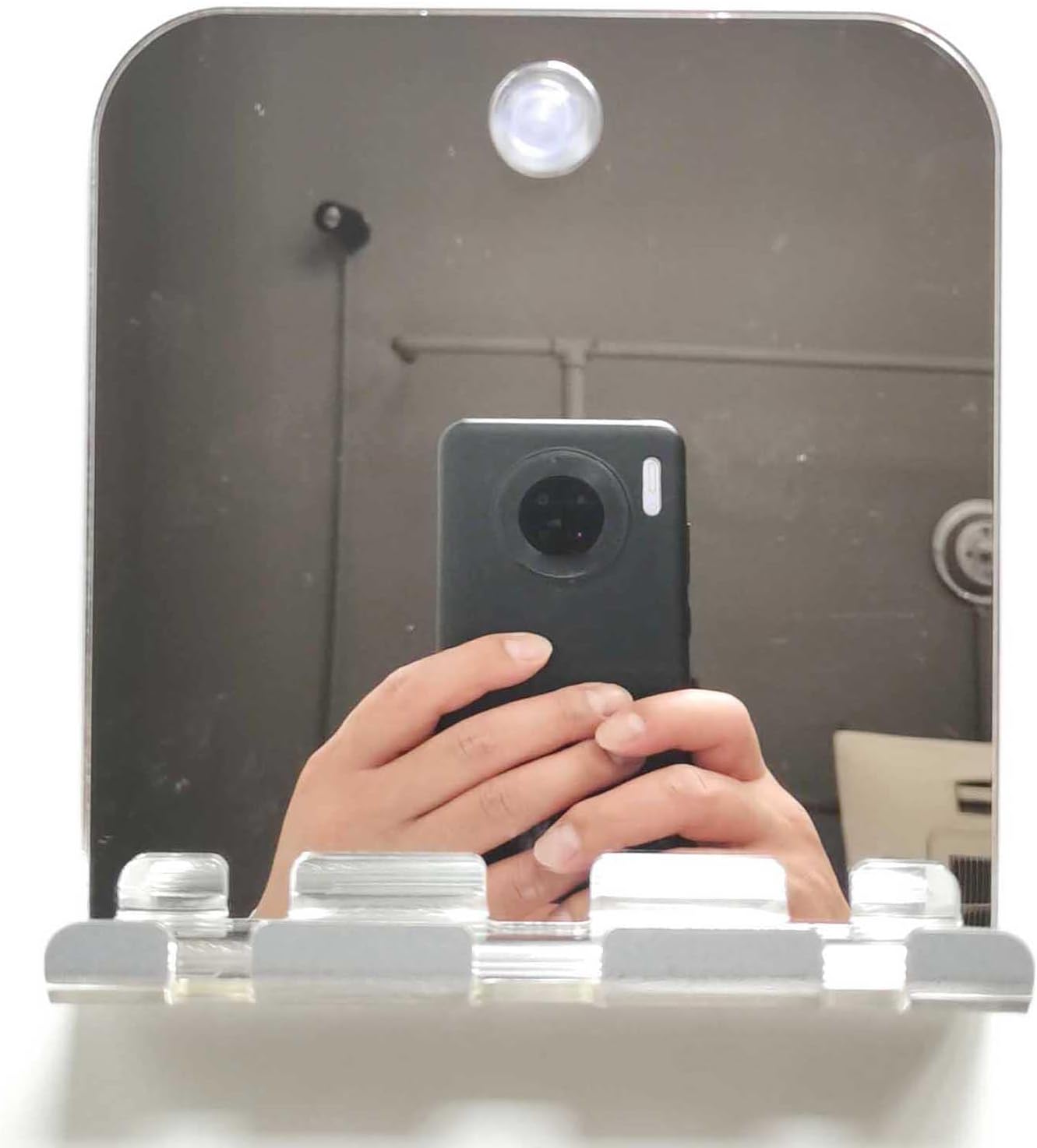 Portable Shaving Mirror with Hook and Suction
