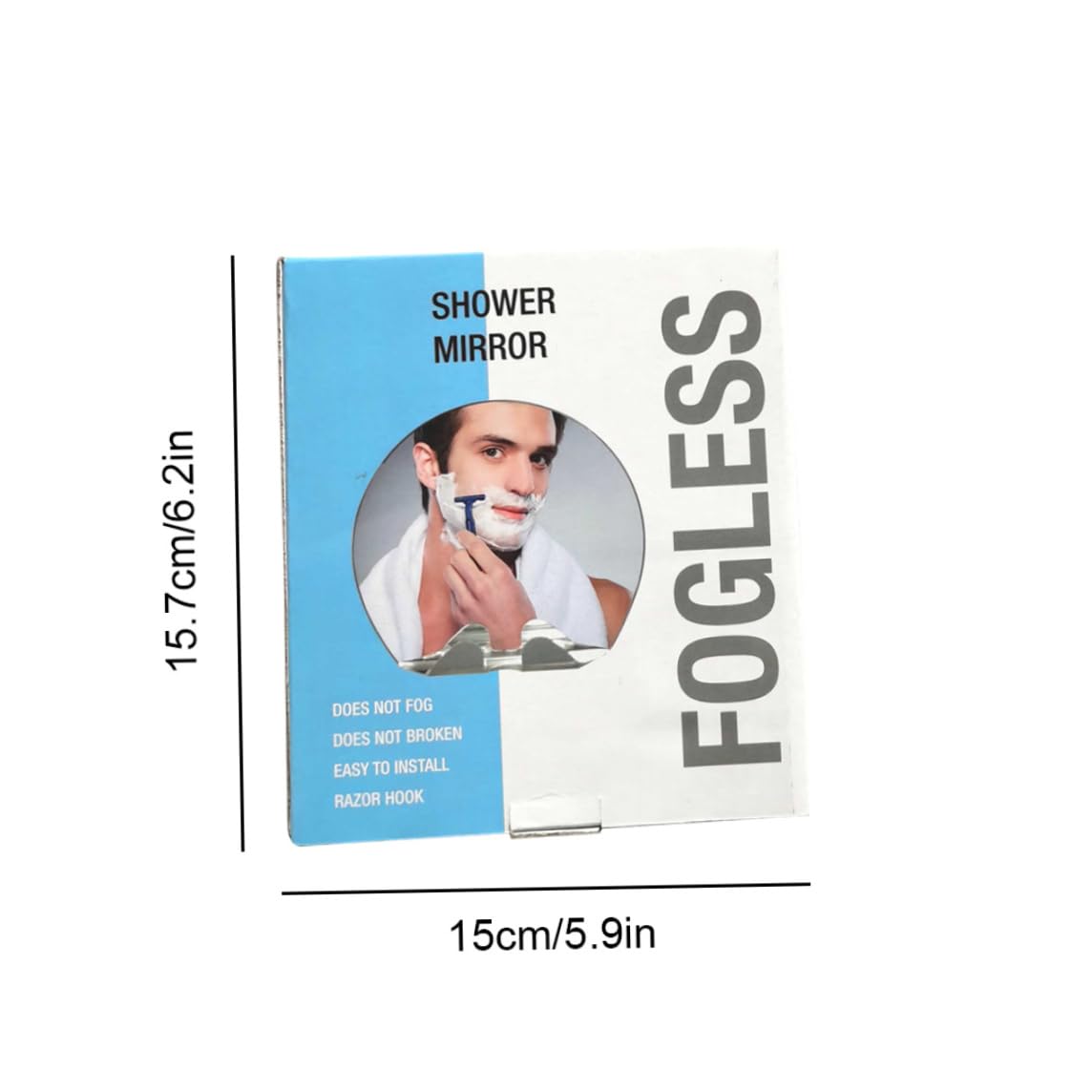 Hperu Anti-Fog Shatterproof Acrylic Mirror