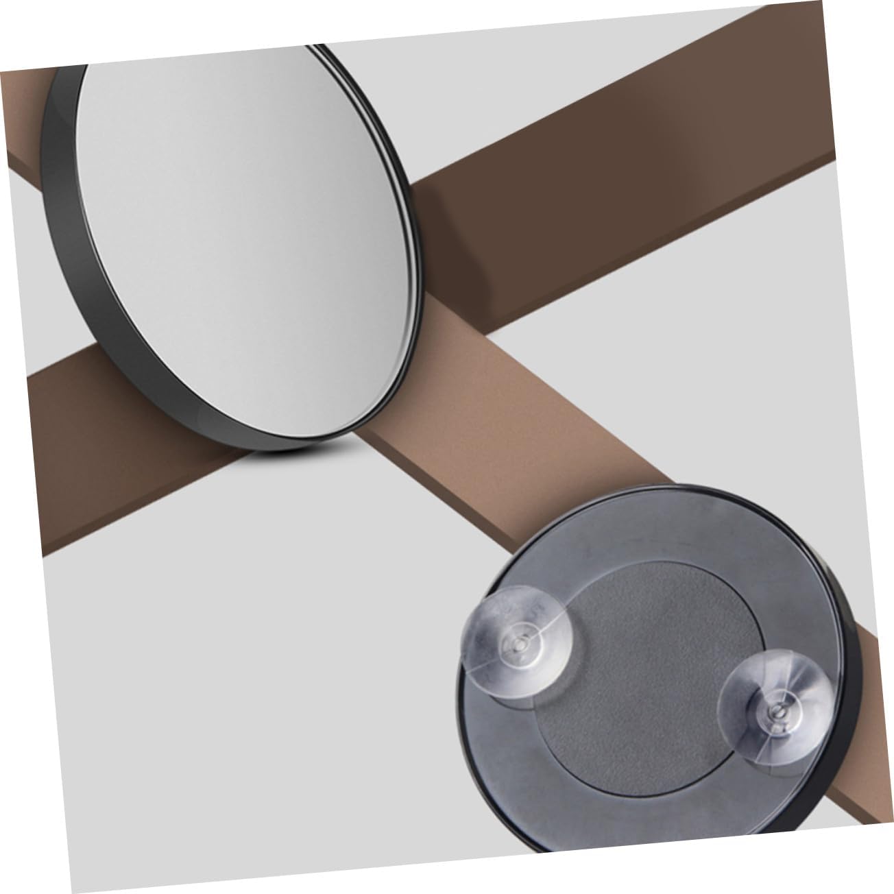 VALICLUD 2Pcs Magnifying Makeup Mirror with Suction Cups