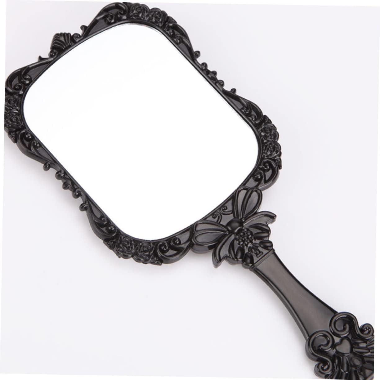 Gogogmee 2Pcs Lightweight Travel Makeup Mirror with Long Handle
