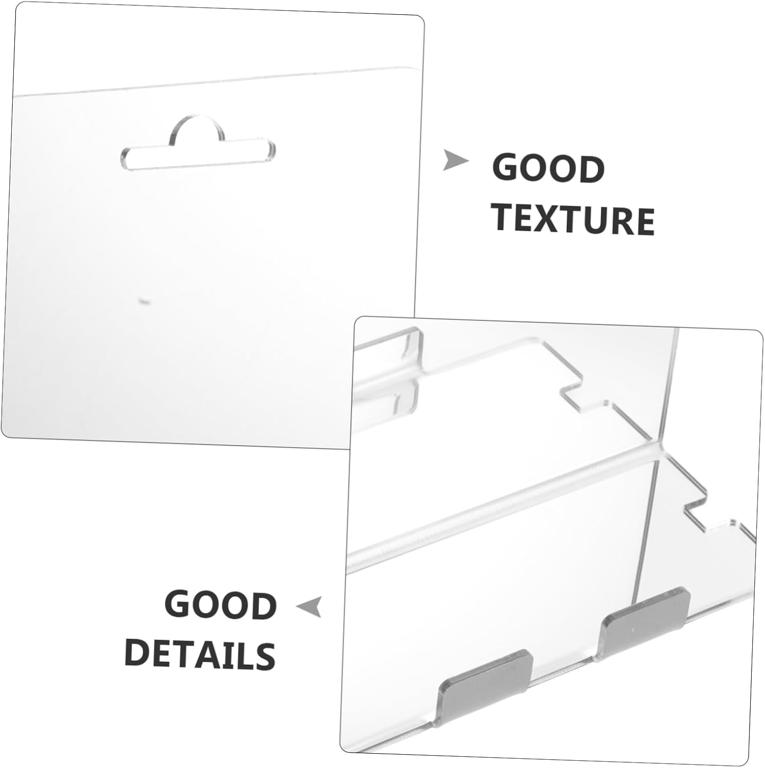Zerodeko Shatterproof Anti-Fog Shower Mirror with Hooks