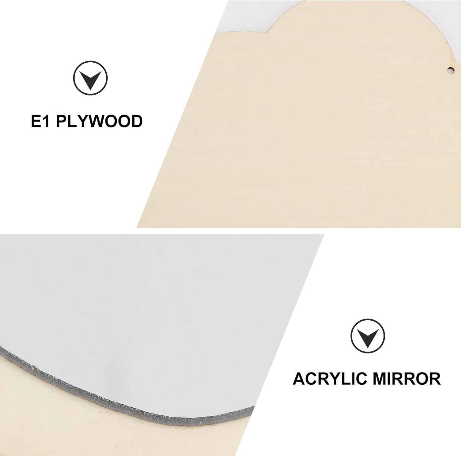 FRCOLOR 1pc Cloud Shape One-Way Mirror