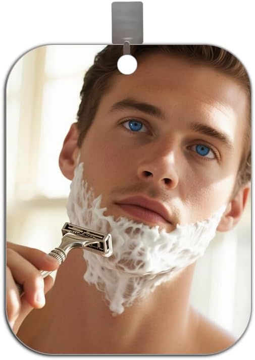 JIANGLAN Fogless Shower Mirror 93x75 for Shaving Makeup