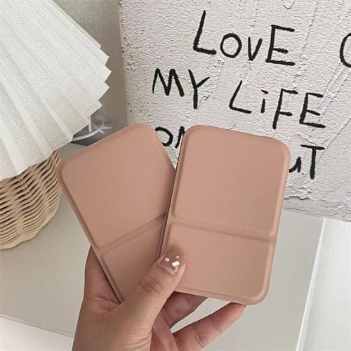 Portable Pocket Folding Makeup Mirror - Pink