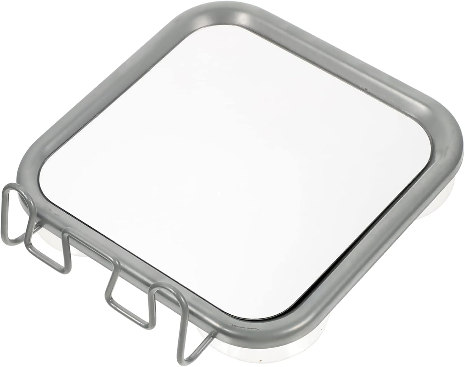 Yardwe Hook Vanity Mirror for Shower Shaving Anti Fog Mirror