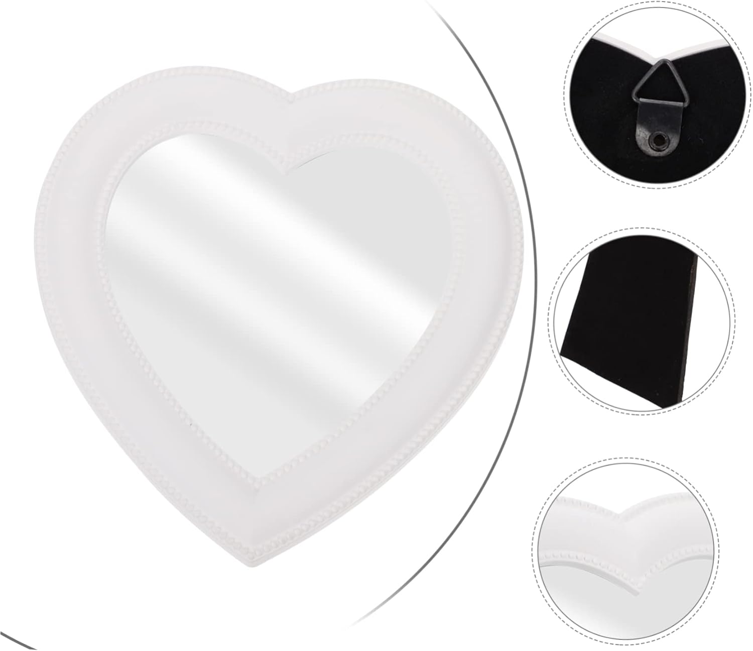 Heart Shaped Vanity Mirror For Desk And Dresser