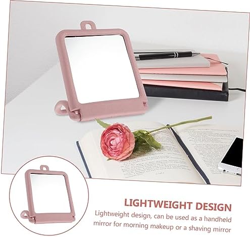 Hanging Makeup Mirror with Stand Black Vanity Wall Mounted