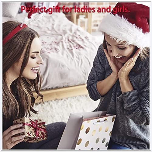 DEIHGE 360 Rotate Double-Sided Makeup Mirror with LED Light Zirconium Gold