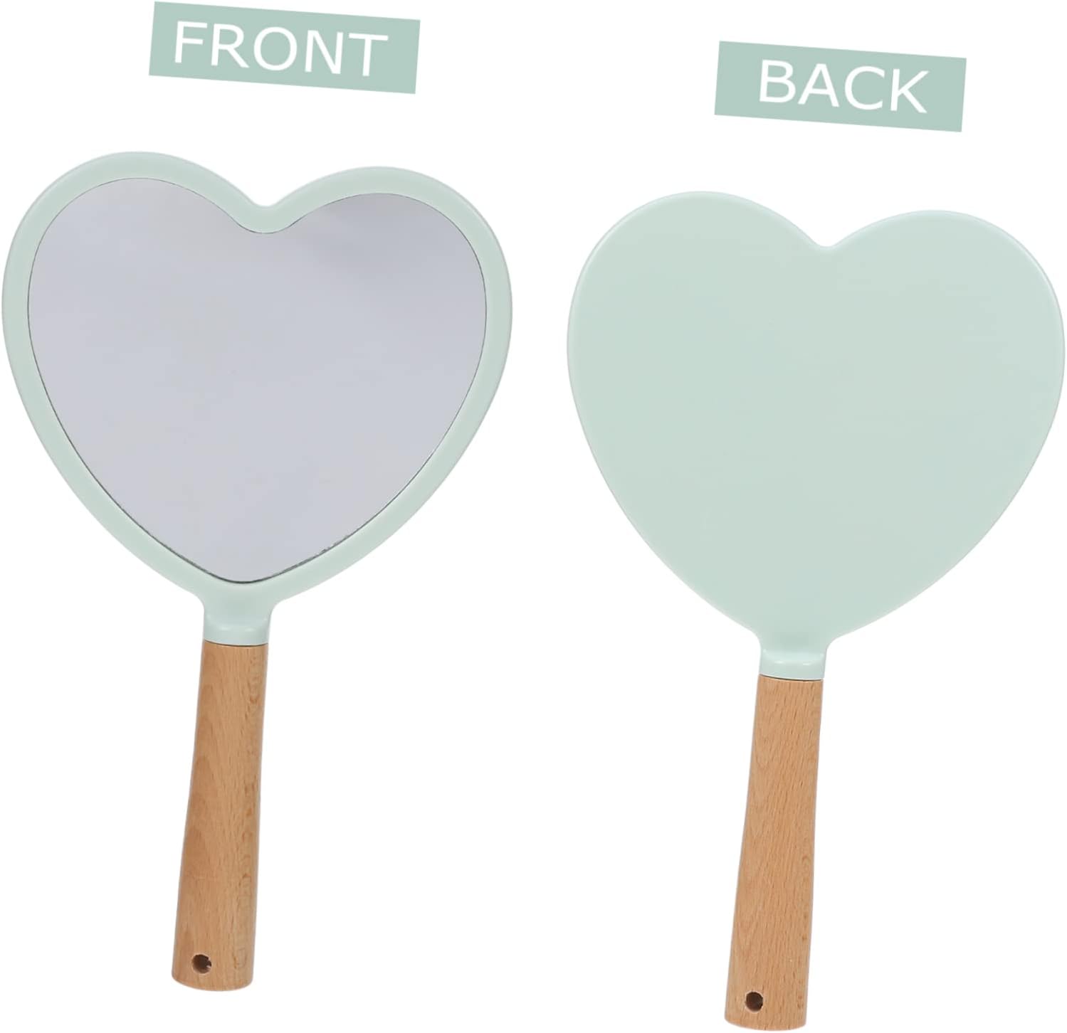 GALPADA Heart Shaped Makeup Mirror - Lightweight Stylish