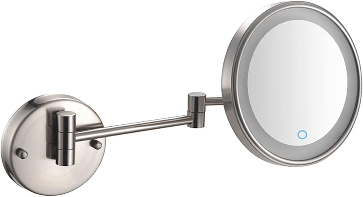 LED Vanity Mirror with Touch Sensor and Swivel Arm