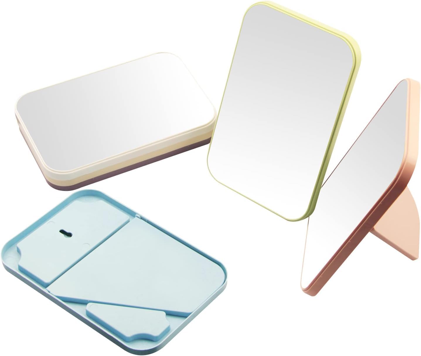 DVHOK 8-Inch Desktop Makeup Mirror with Hanging Design