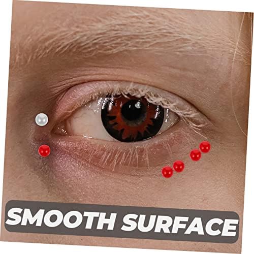 Lurrose 4sets Facial Diamond Sticker Clear Rhinestones