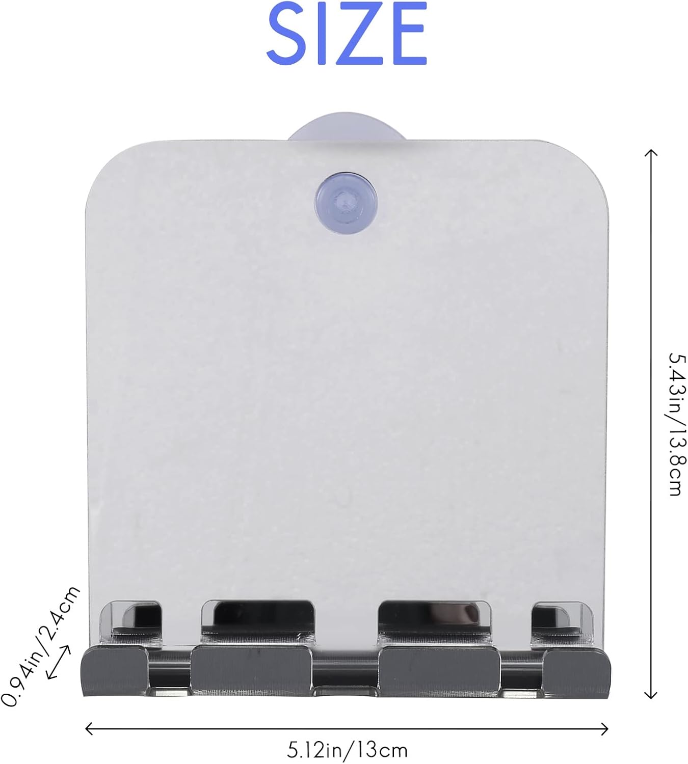 Anti-Fog Shower Mirror with Suction Cup 1