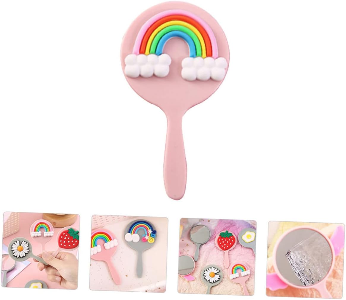 MERRYHAPY Compact Portable Makeup Mirror with Light