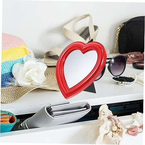 VALICLUD Heart Shaped Makeup Mirror 1