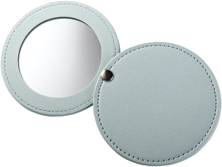 Portable Round Compact Pocket Mirror for Travel