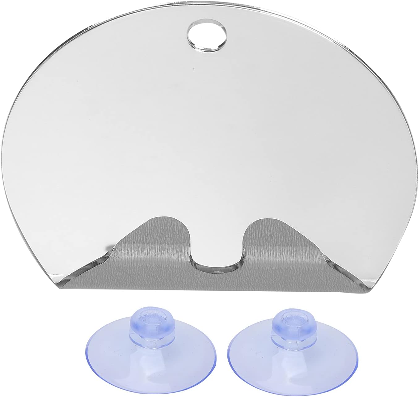 Fogless Round Mirror with Suction Hook for Shaving and Makeup