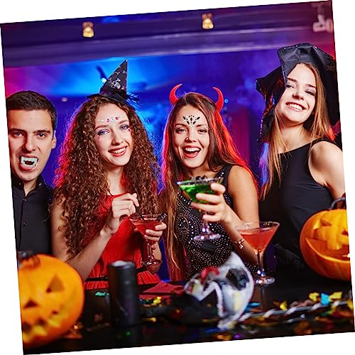 2Sheets Halloween Face Jewels Stickers Glitter Rhinestones