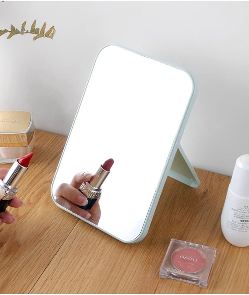 Super HD Tabletop Mirror with Foldable Bracket - Hand Free Makeup Mirror