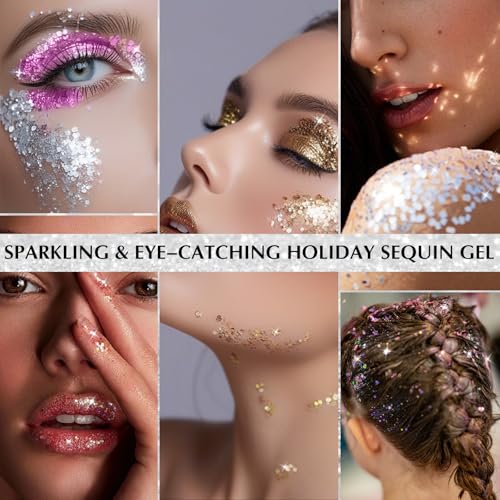 U-Shinein Glitter Freckles Face Tattoo Set