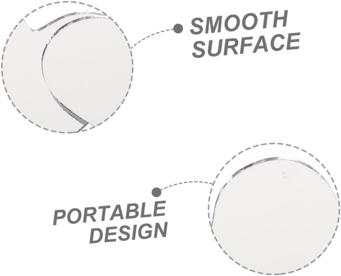 DOITOOL 10pcs Glass Mirror DIY Kit for Makeup and Crafts