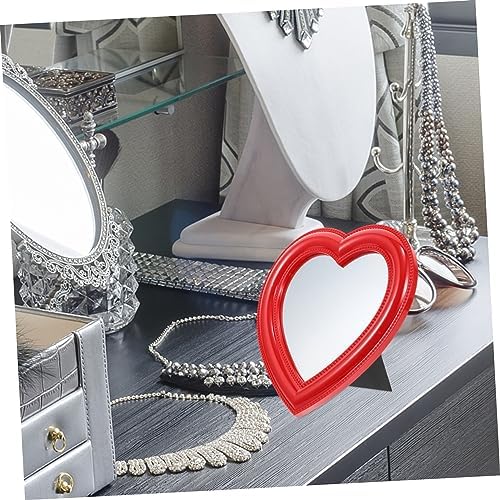 BESTYASH Heart Shaped Desktop Makeup Mirror 1